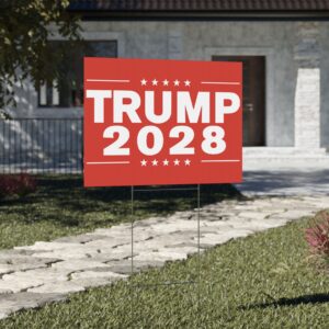 Rewrite the rules with the Trump 2028 Yard Sign