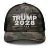 Trump 2028 Camouflage trucker hat