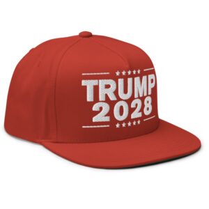Trump 2028 Flat Bill Cap