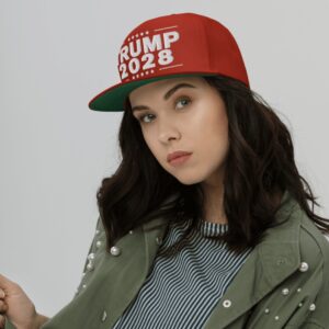Trump 2028 Flat Bill Cap