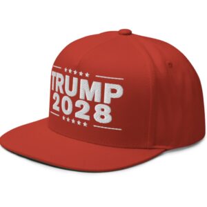 Trump 2028 Flat Bill Cap