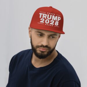 Trump 2028 Flat Bill Cap