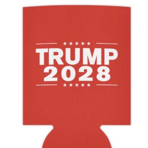 Trump 2028 Red Can Cooler