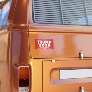 Trump 2028 (Rewrite the rules) Bumper Stickers