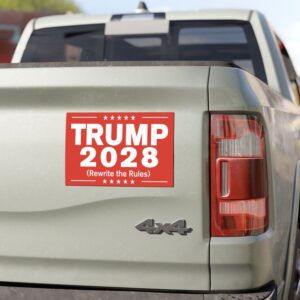 Trump 2028 (Rewrite the rules) Car Magnets