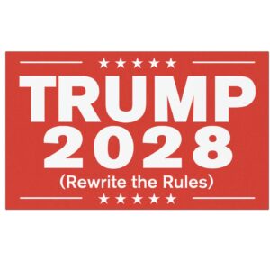Trump 2028 (Rewrite the rules) Car Magnets