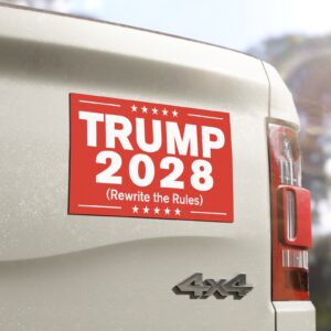 Trump 2028 (Rewrite the rules) Car Magnets