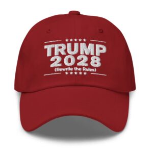 Trump 2028 ( Rewrite the rules ) Hat