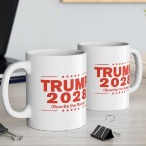 Trump 2028 (Rewrite the rules) Mug