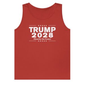 Trump 2028 (Rewrite the rules) Tank Top