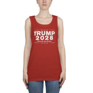 Trump 2028 (Rewrite the rules) Tank Top