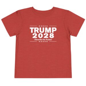 Trump 2028 (Rewrite the rules) Toddler T-Shirt