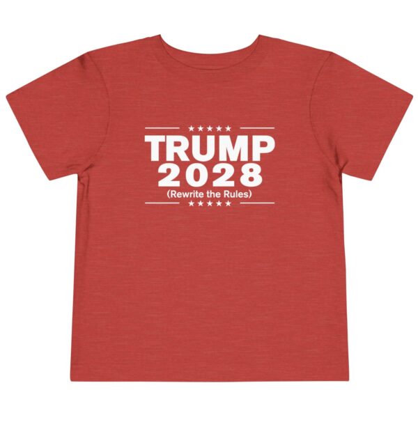Trump 2028 (Rewrite the rules) Toddler T-Shirt