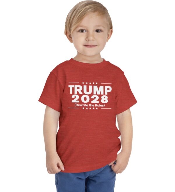 Trump 2028 (Rewrite the rules) Toddler T-Shirt