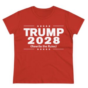 Trump 2028 (Rewrite the rules) Women's T-Shirt