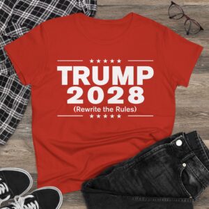 Trump 2028 (Rewrite the rules) Women's T-Shirt