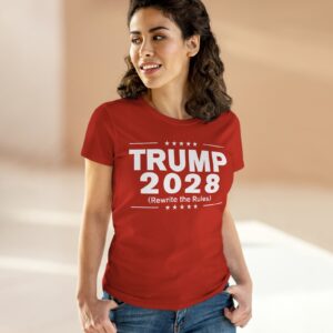 Trump 2028 (Rewrite the rules) Women's T-Shirt