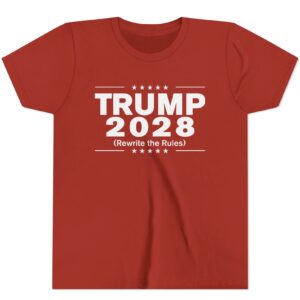 Trump 2028 (Rewrite the rules) Youth T-Shirt