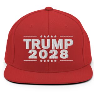 Trump 2028 Snapback Hat