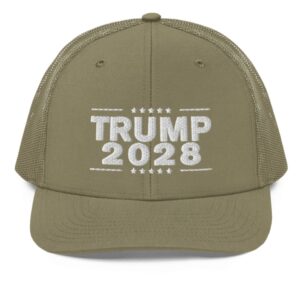 Trump 2028 Snapback Trucker Cap