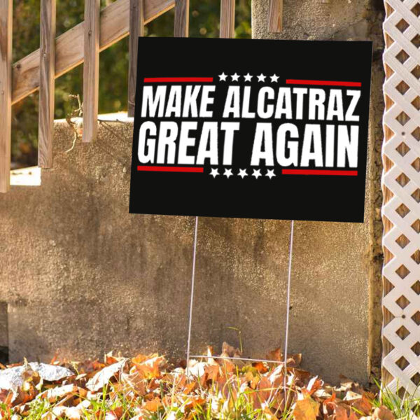 Funny Make Alcatraz Great Again 2025 Sticker, Car Magnet