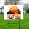 Funny Political, Make Alcatraz Great Again 2025 Yard Sign