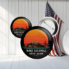 Funny Political Satire, Make Alcatraz Great Again Button