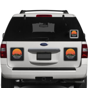 Funny Political Satire, Make Alcatraz Great Again Sticker, Car Magnet
