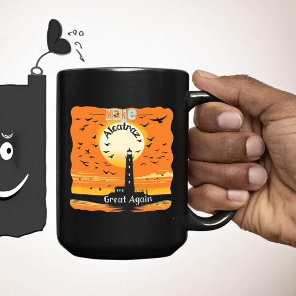 Funny Political Statement, Make Alcatraz Great Again 2025 Mug