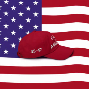 Gulf of America 45-47 Embroidered Patriotic Hat