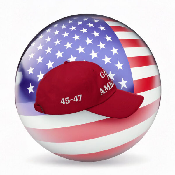 Gulf of America 45-47 Embroidered Patriotic Hat