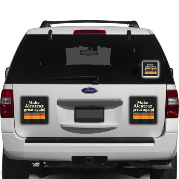 Make Alcatraz Great Again Since 2025 Sticker, Car Magnet