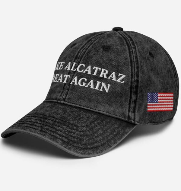Make Alcatraz Great Again Vintage Cotton Twill Cap