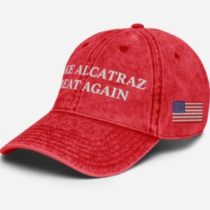 Make Alcatraz Great Again Vintage Cotton Twill Cap