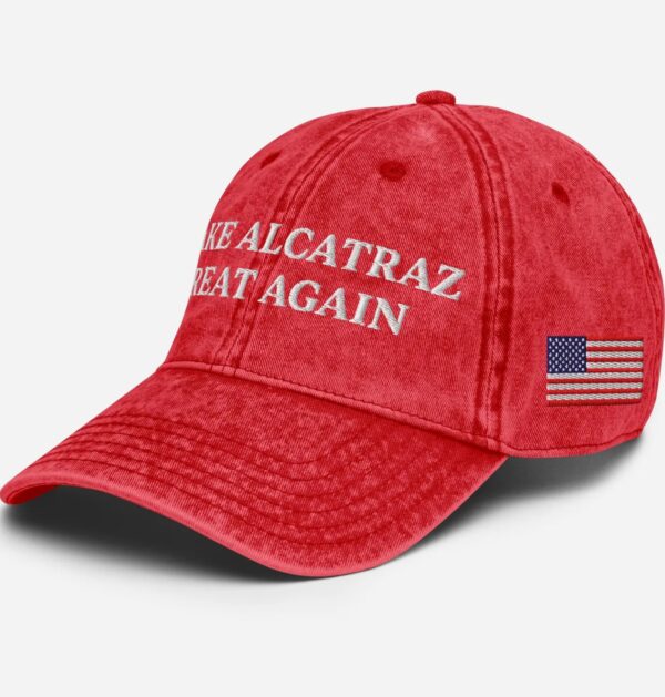 Make Alcatraz Great Again Vintage Cotton Twill Cap