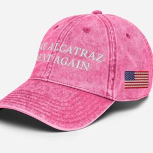 Make Alcatraz Great Again Vintage Cotton Twill Cap
