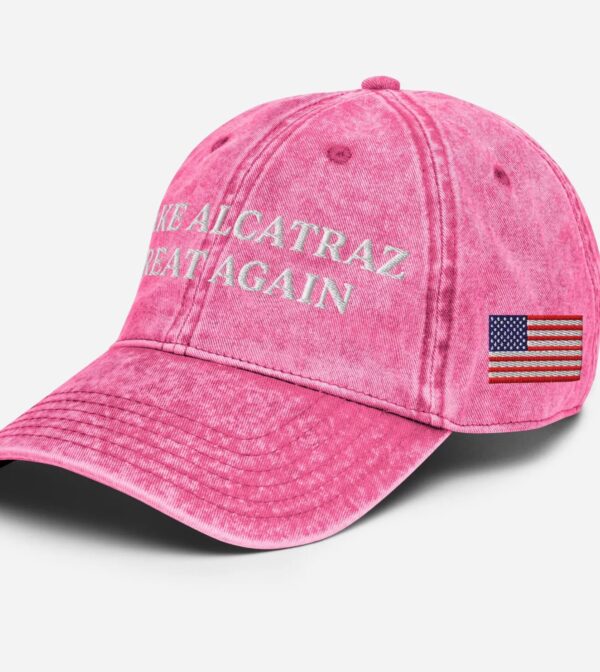 Make Alcatraz Great Again Vintage Cotton Twill Cap