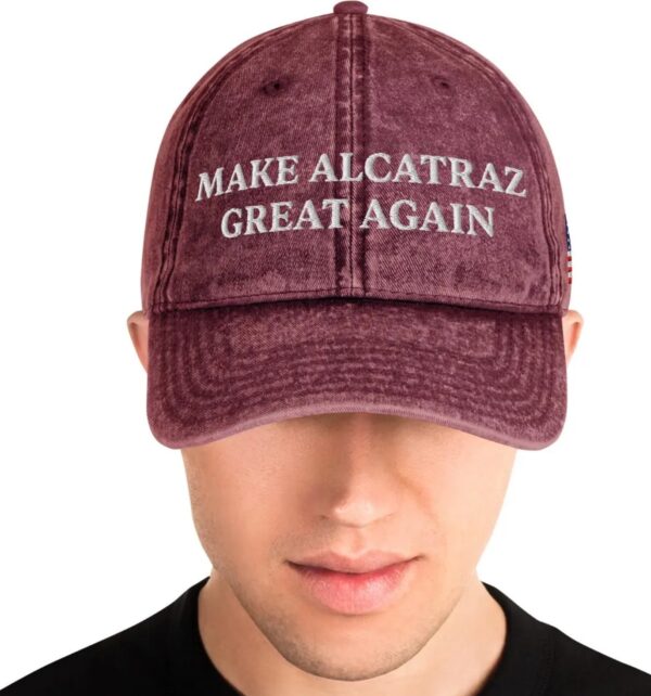 Make Alcatraz Great Again Vintage Cotton Twill Cap