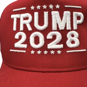 Trump 2028 3D Embroidered Cap