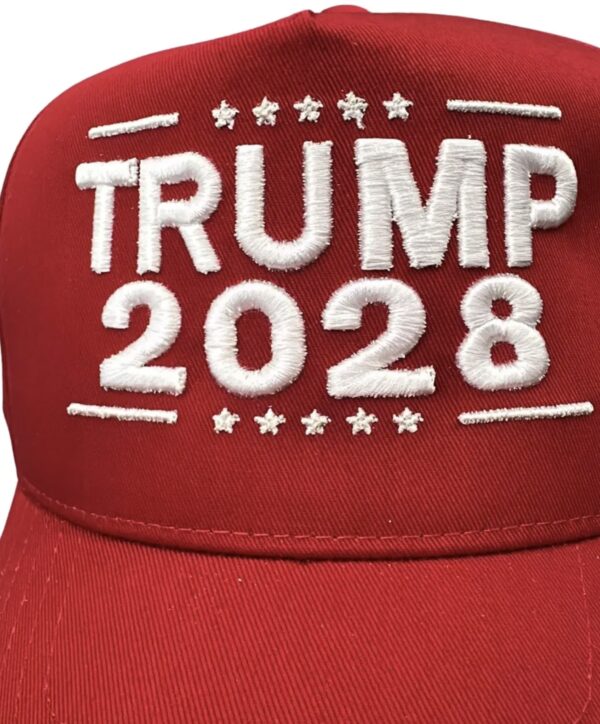 Trump 2028 3D Embroidered Cap