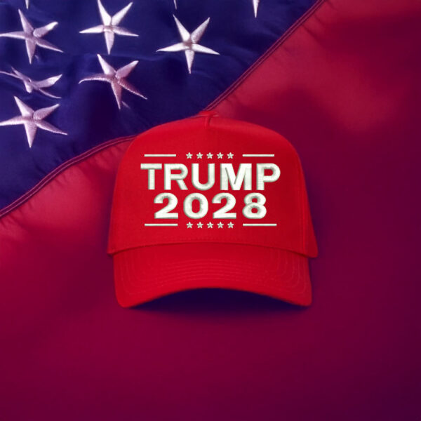 Trump 2028 3D Embroidered Cap